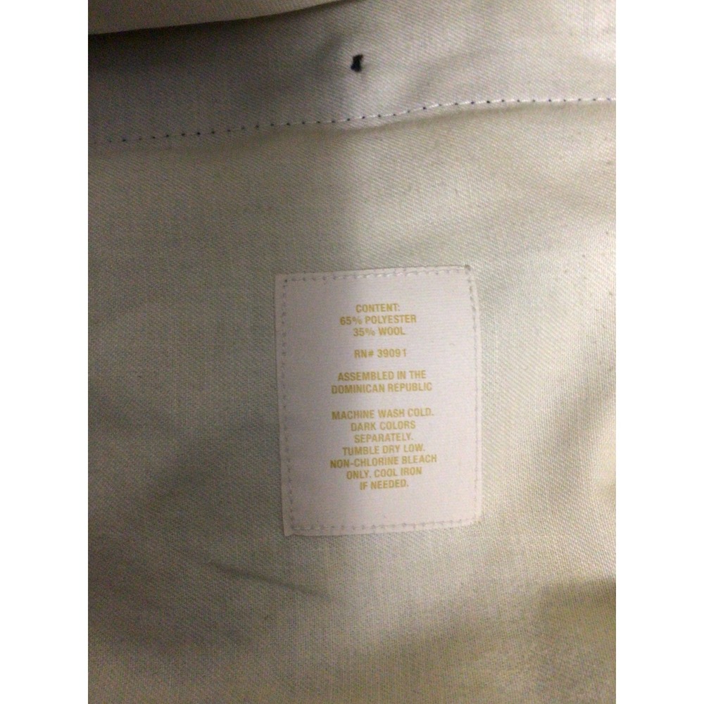 Jack Nicklaus Hart Schaffner Marx Black Pleated Wool Blend Dress Pants Mens 40 - Picture 4 of 7